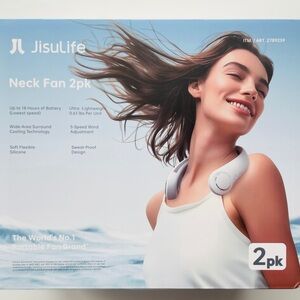 2 Pack Jisulife Neck Fan